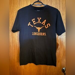 Texas Longhorns Black Short Sleeve Tee Boys XL (14-16) New with tags